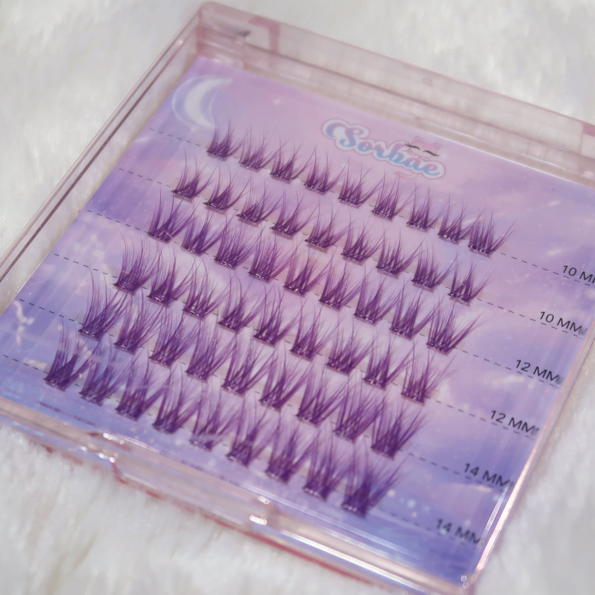 Sorbae Ube lash clusters